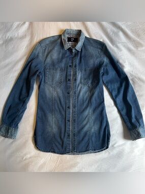 D&G BRAD Men's Denim Button-Up Designer Shirt